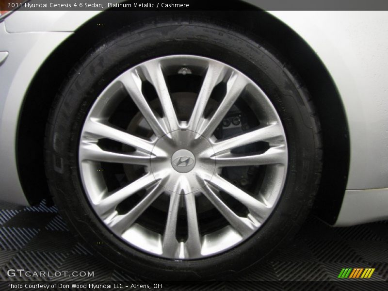 Platinum Metallic / Cashmere 2011 Hyundai Genesis 4.6 Sedan