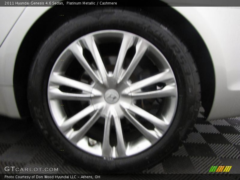 Platinum Metallic / Cashmere 2011 Hyundai Genesis 4.6 Sedan