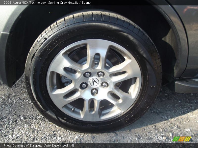 Sterling Gray Metallic / Ebony 2008 Acura MDX Technology