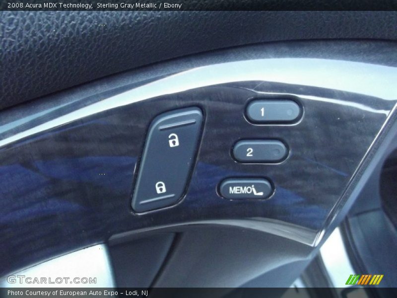 Sterling Gray Metallic / Ebony 2008 Acura MDX Technology