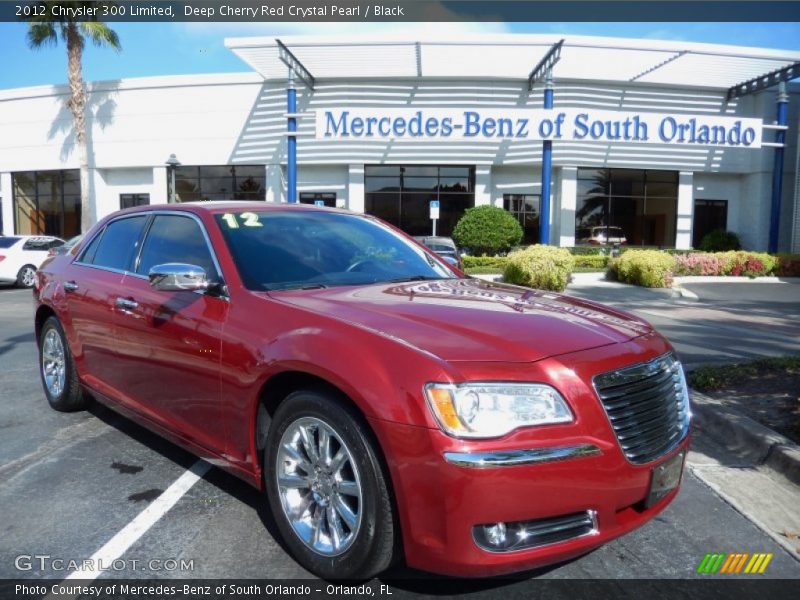 Deep Cherry Red Crystal Pearl / Black 2012 Chrysler 300 Limited