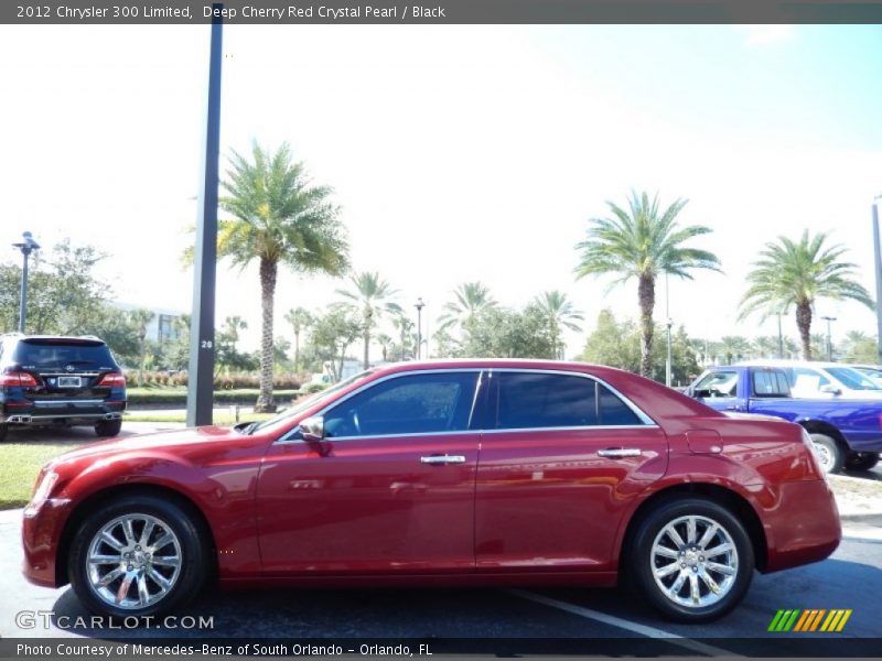 Deep Cherry Red Crystal Pearl / Black 2012 Chrysler 300 Limited