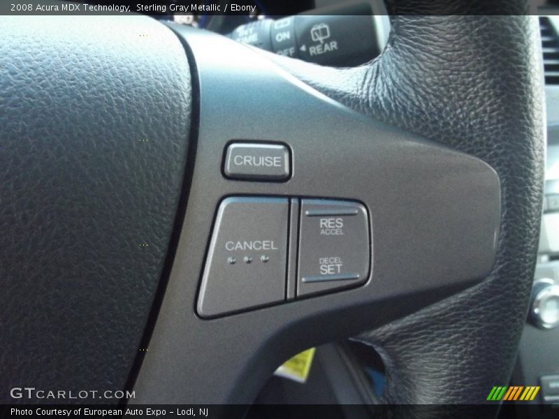 Sterling Gray Metallic / Ebony 2008 Acura MDX Technology