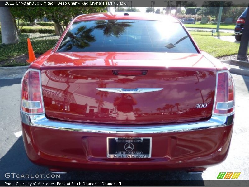 Deep Cherry Red Crystal Pearl / Black 2012 Chrysler 300 Limited