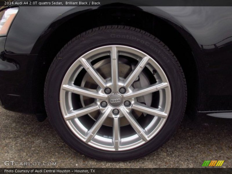 Brilliant Black / Black 2014 Audi A4 2.0T quattro Sedan