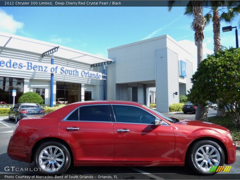 Deep Cherry Red Crystal Pearl / Black 2012 Chrysler 300 Limited