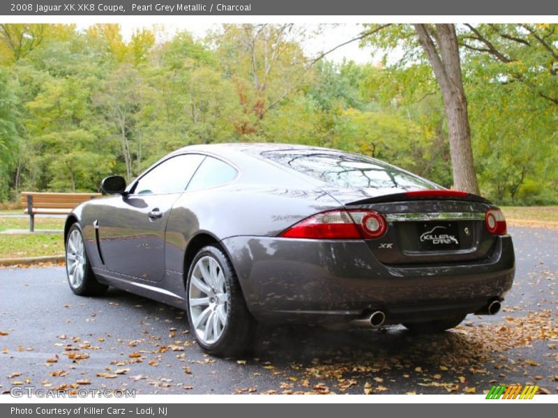 Pearl Grey Metallic / Charcoal 2008 Jaguar XK XK8 Coupe