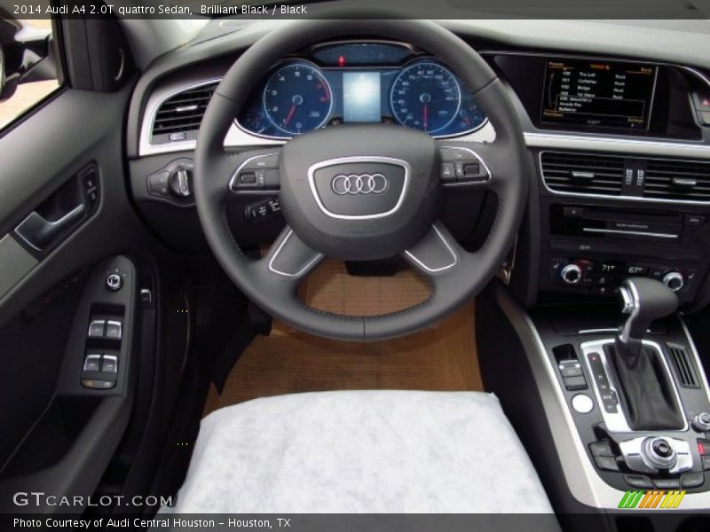 Brilliant Black / Black 2014 Audi A4 2.0T quattro Sedan