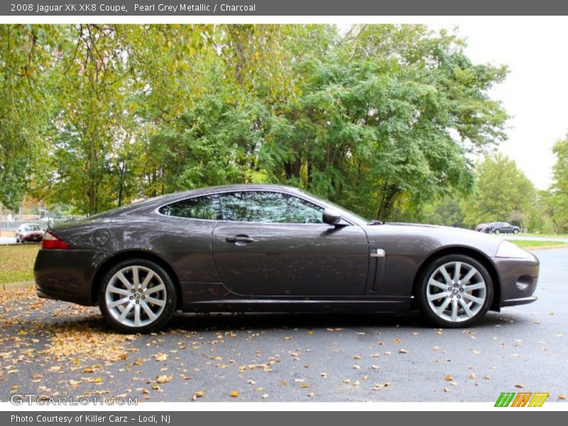 Pearl Grey Metallic / Charcoal 2008 Jaguar XK XK8 Coupe