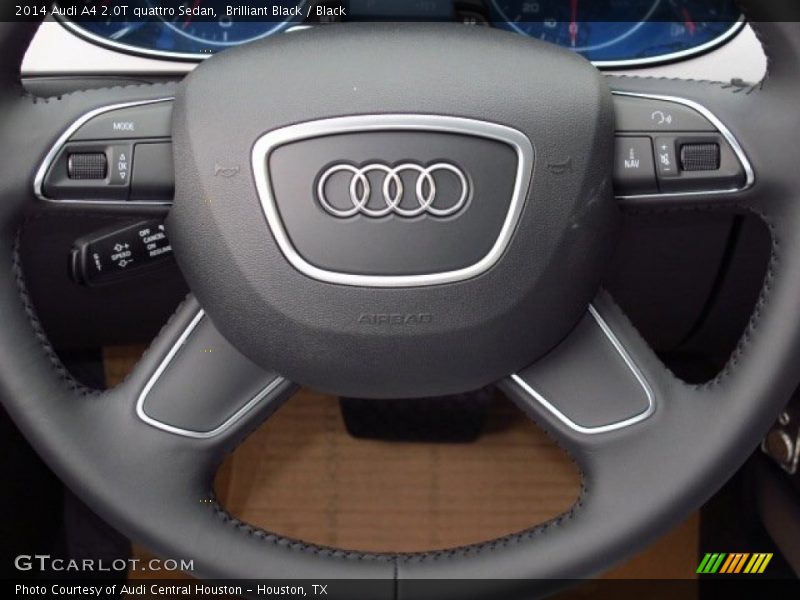 Brilliant Black / Black 2014 Audi A4 2.0T quattro Sedan