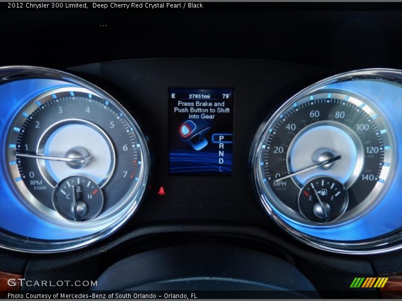 Deep Cherry Red Crystal Pearl / Black 2012 Chrysler 300 Limited
