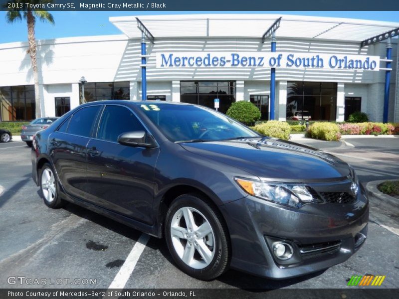 Magnetic Gray Metallic / Black 2013 Toyota Camry SE