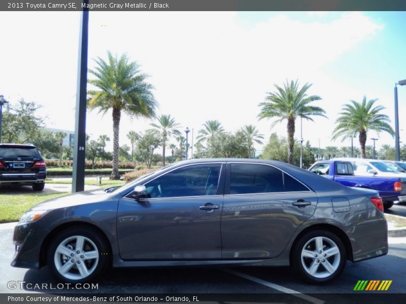 Magnetic Gray Metallic / Black 2013 Toyota Camry SE