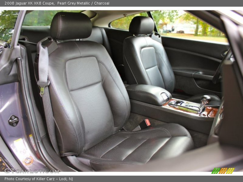 Pearl Grey Metallic / Charcoal 2008 Jaguar XK XK8 Coupe
