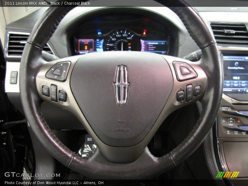 Black / Charcoal Black 2011 Lincoln MKX AWD