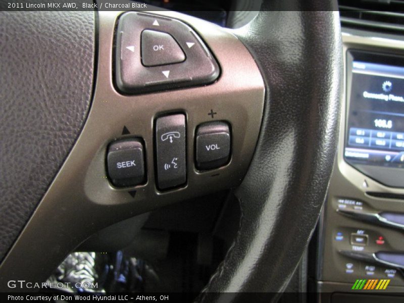 Black / Charcoal Black 2011 Lincoln MKX AWD