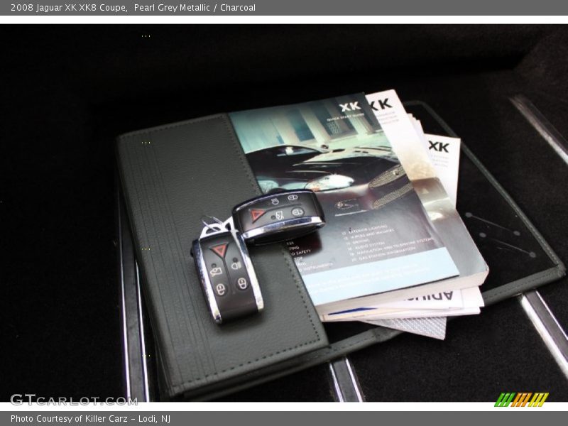 Pearl Grey Metallic / Charcoal 2008 Jaguar XK XK8 Coupe