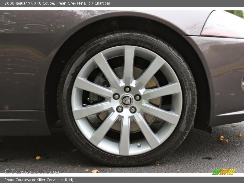 Pearl Grey Metallic / Charcoal 2008 Jaguar XK XK8 Coupe