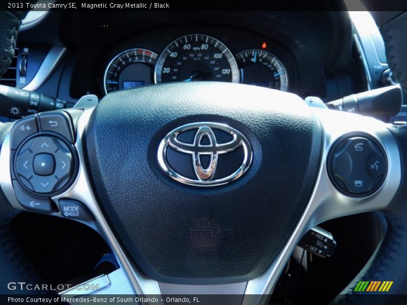 Magnetic Gray Metallic / Black 2013 Toyota Camry SE