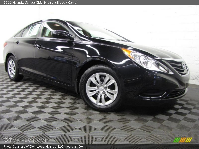 Midnight Black / Camel 2011 Hyundai Sonata GLS