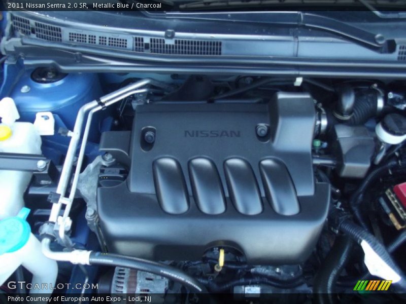 Metallic Blue / Charcoal 2011 Nissan Sentra 2.0 SR