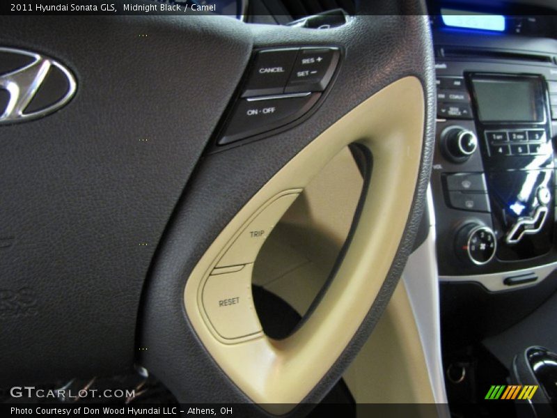 Midnight Black / Camel 2011 Hyundai Sonata GLS
