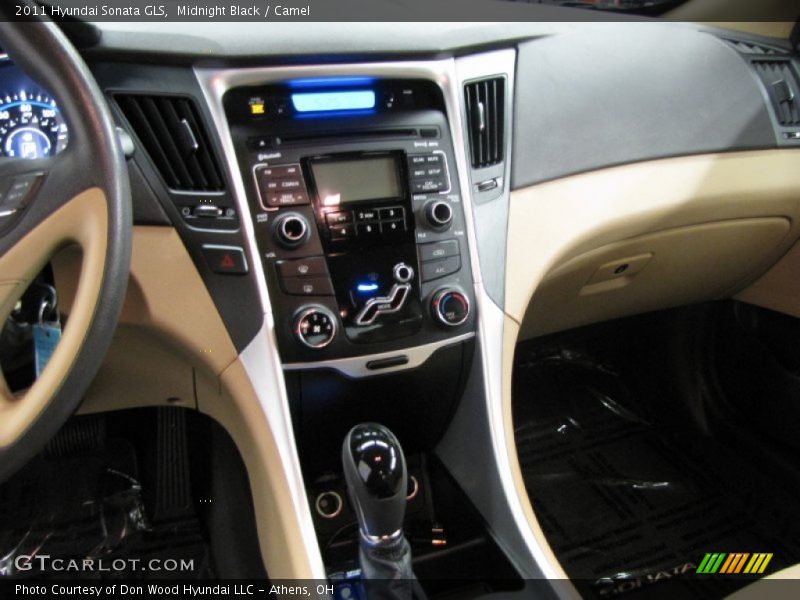 Midnight Black / Camel 2011 Hyundai Sonata GLS