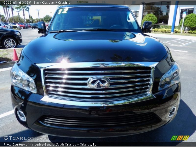 Black Obsidian / Graphite 2012 Infiniti QX 56