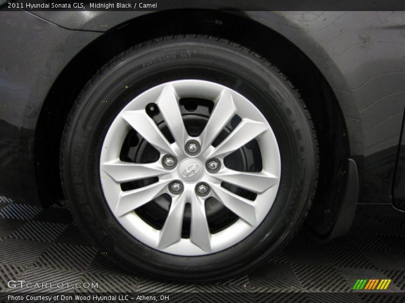 Midnight Black / Camel 2011 Hyundai Sonata GLS