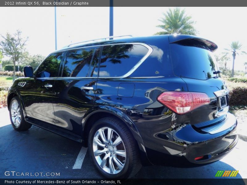 Black Obsidian / Graphite 2012 Infiniti QX 56