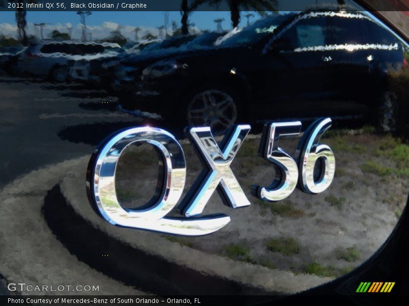 Black Obsidian / Graphite 2012 Infiniti QX 56