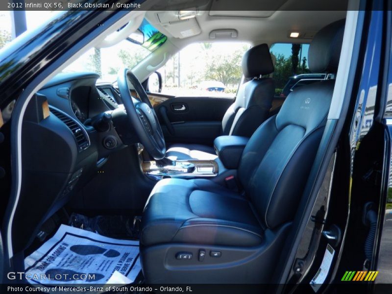  2012 QX 56 Graphite Interior