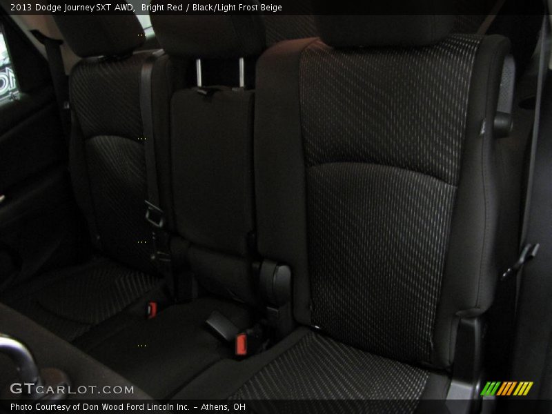Bright Red / Black/Light Frost Beige 2013 Dodge Journey SXT AWD