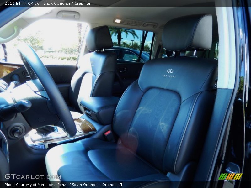 Black Obsidian / Graphite 2012 Infiniti QX 56