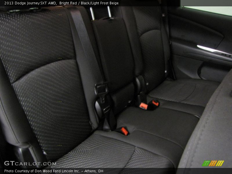 Bright Red / Black/Light Frost Beige 2013 Dodge Journey SXT AWD