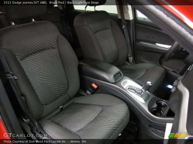  2013 Journey SXT AWD Black/Light Frost Beige Interior