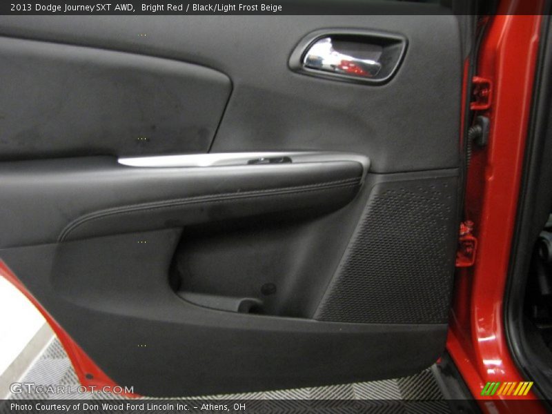 Bright Red / Black/Light Frost Beige 2013 Dodge Journey SXT AWD