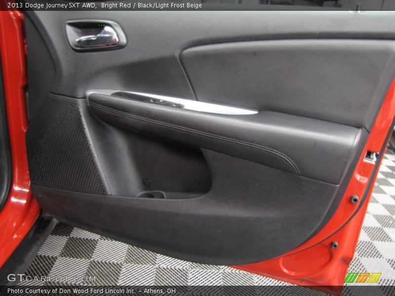 Bright Red / Black/Light Frost Beige 2013 Dodge Journey SXT AWD