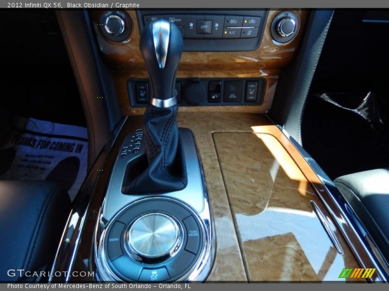  2012 QX 56 7 Speed ASC Automatic Shifter