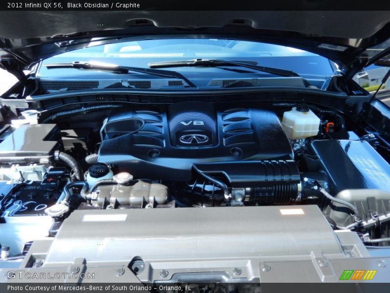  2012 QX 56 Engine - 5.6 Liter DOHC 32-Valve VVEL CVTCS V8
