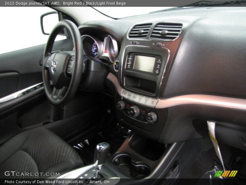 Bright Red / Black/Light Frost Beige 2013 Dodge Journey SXT AWD