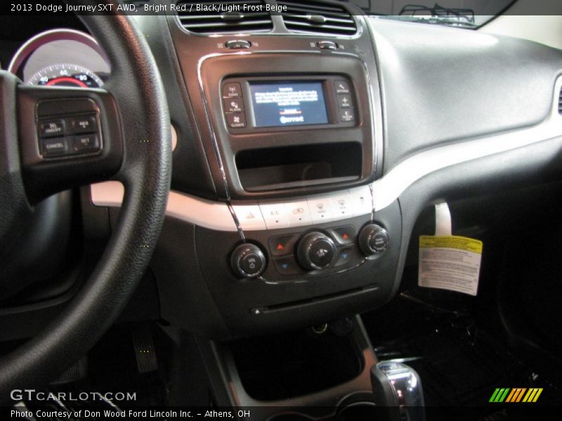 Bright Red / Black/Light Frost Beige 2013 Dodge Journey SXT AWD