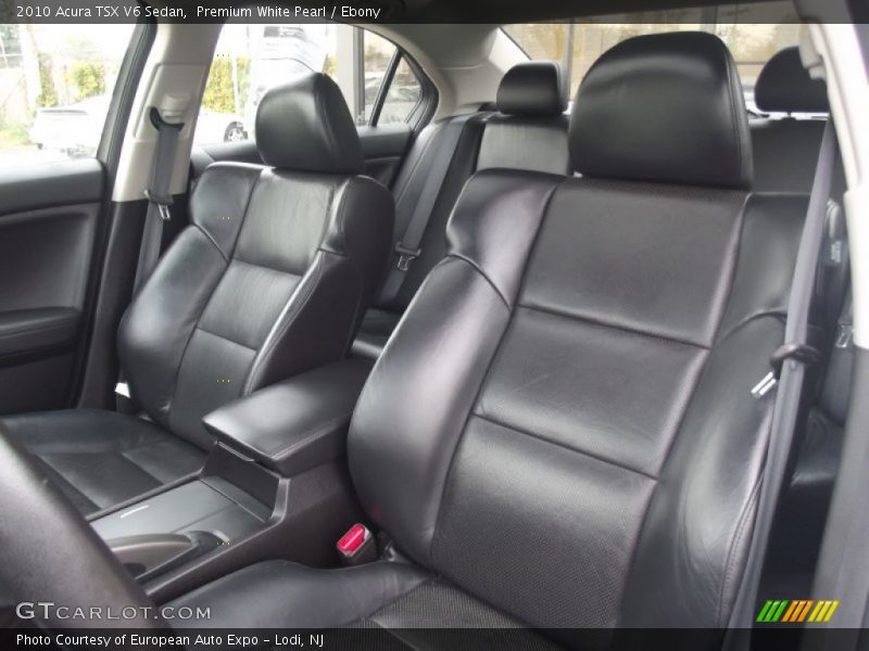 Premium White Pearl / Ebony 2010 Acura TSX V6 Sedan
