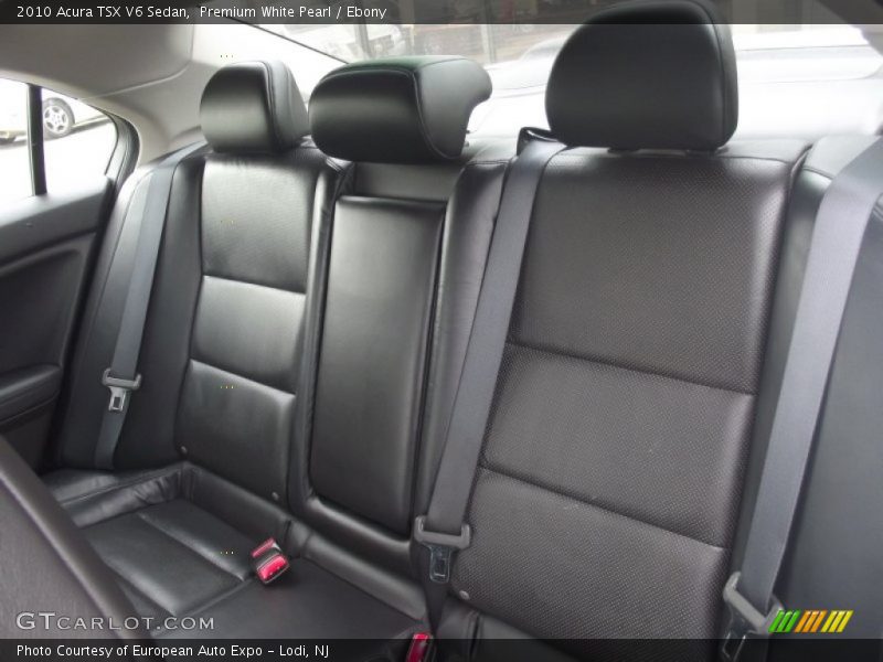 Premium White Pearl / Ebony 2010 Acura TSX V6 Sedan
