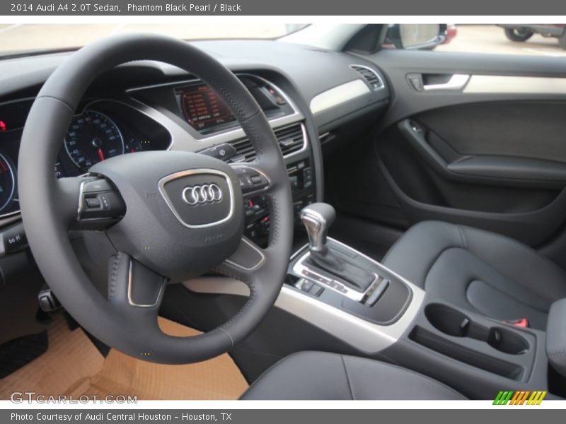 Phantom Black Pearl / Black 2014 Audi A4 2.0T Sedan