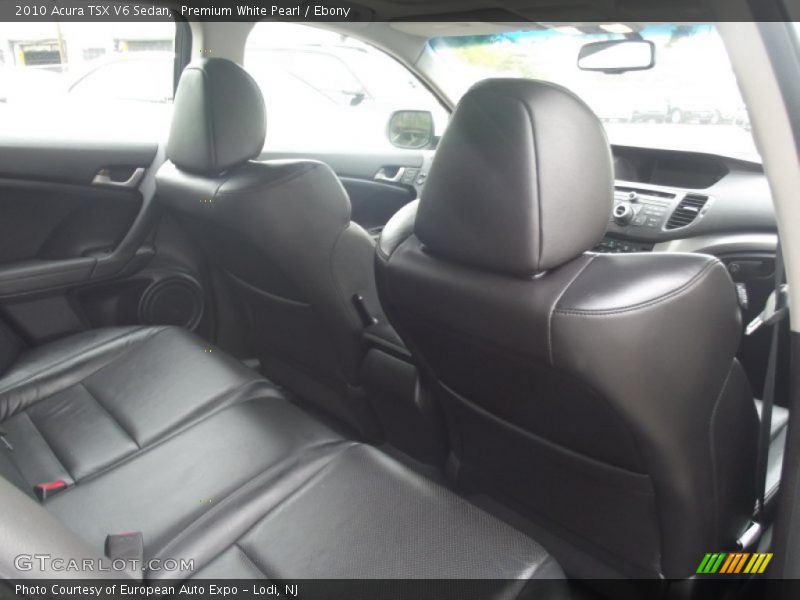 Premium White Pearl / Ebony 2010 Acura TSX V6 Sedan