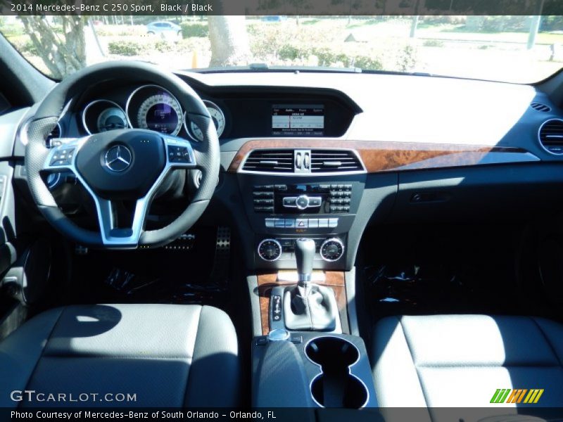 Black / Black 2014 Mercedes-Benz C 250 Sport