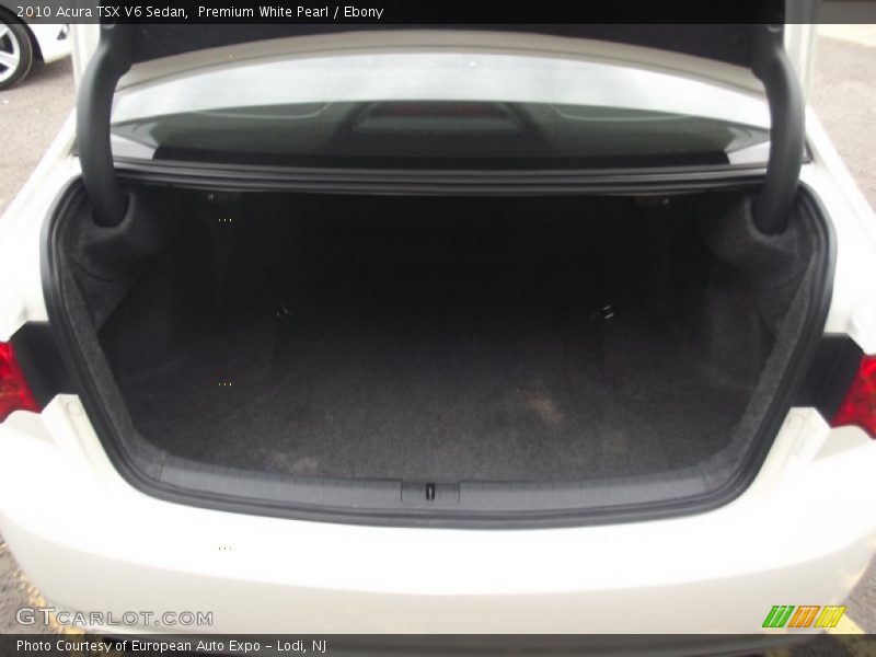 Premium White Pearl / Ebony 2010 Acura TSX V6 Sedan