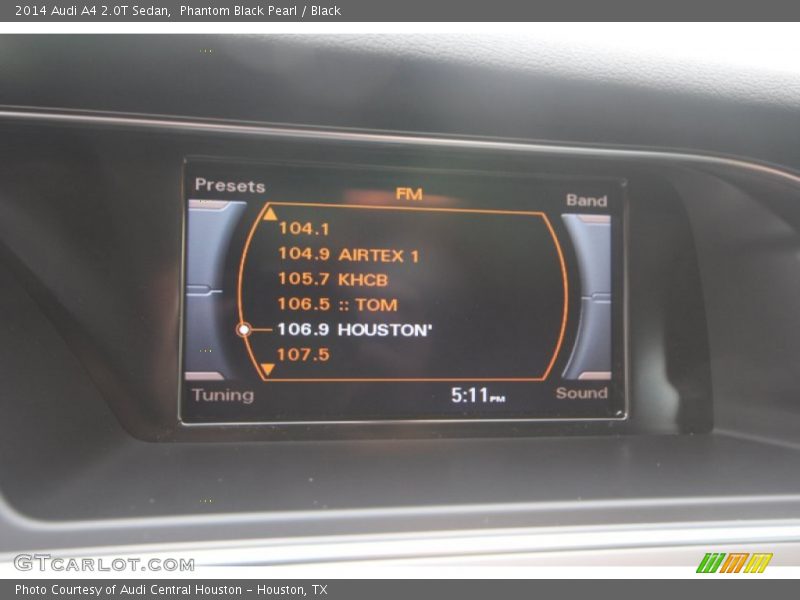 Phantom Black Pearl / Black 2014 Audi A4 2.0T Sedan