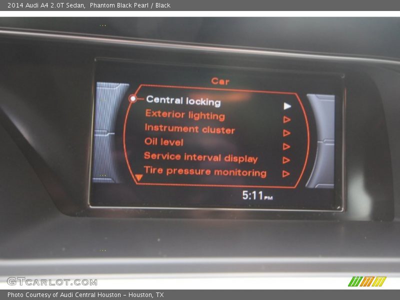 Phantom Black Pearl / Black 2014 Audi A4 2.0T Sedan